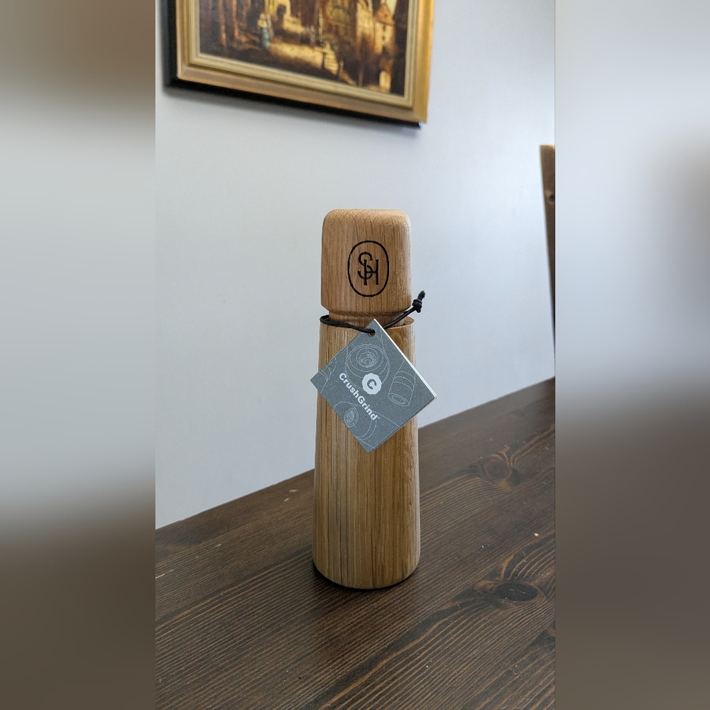 CrushGrind Wooden Pepper Mill